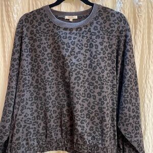 Z Supply Charcoal Knit Top